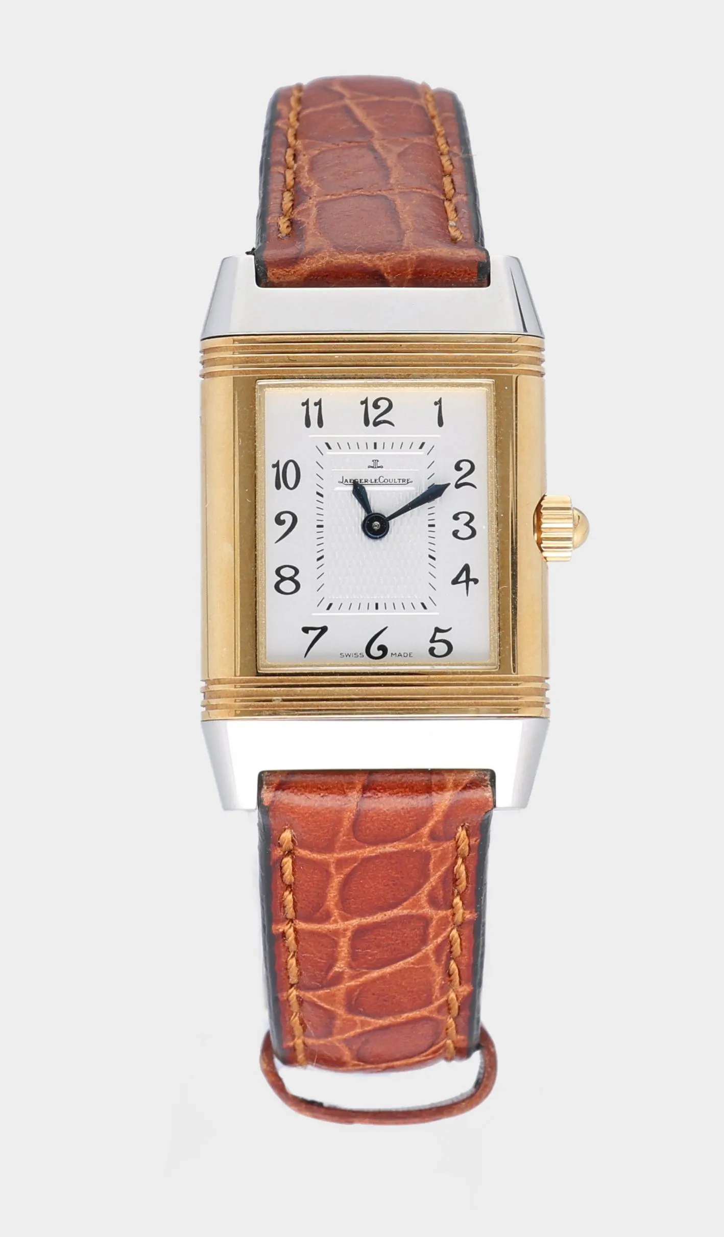 Jaeger-LeCoultre Reverso Duetto 266.5.44 nullmm Yellow gold, stainless steel and diamond-set silver and Mother of Pearl