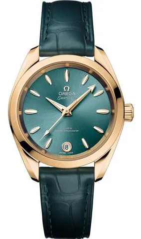 Omega Aqua Terra 150M 220.53.34.20.10.001 34mm Moonshine gold Green