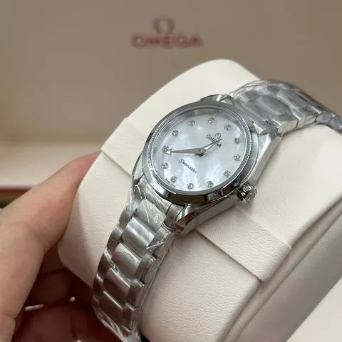 Omega Aqua Terra 220.10.28.60.55.001 28mm Stainless steel White