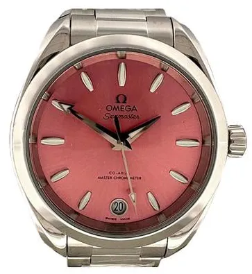 Omega Aqua Terra 220.10.34.20.10.003 34mm Stainless steel Pink