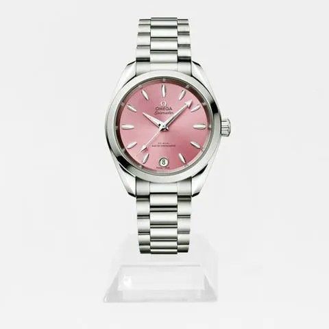 Omega Aqua Terra 220.10.34.20.10.003 34mm Stainless steel Pink