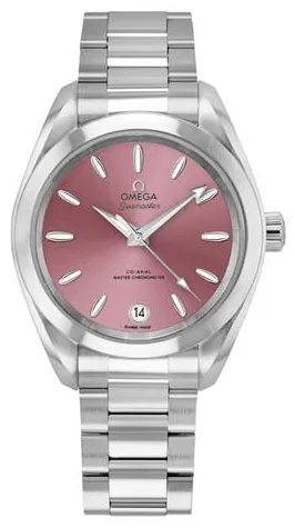 Omega Aqua Terra 220.10.34.20.10.003 34mm Stainless steel Pink