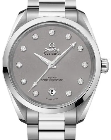 Omega Aqua Terra 220.10.38.20.56.001 38mm Stainless steel Gray