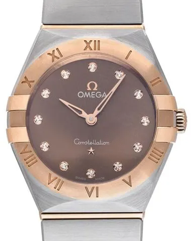 Omega Constellation 131.20.28.60.63.001 28mm Yellow gold and stainless steel Brown