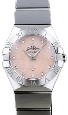 Omega Constellation Quartz 123.10.24.60.57.002 24mm Stainless steel Mother-of-pearl