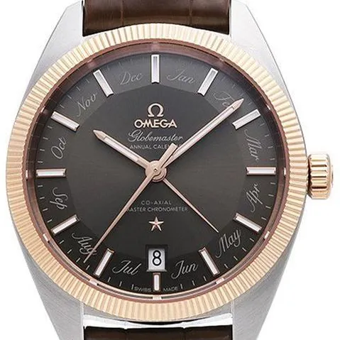 Omega Globemaster 130.23.41.22.06.001 41mm Yellow gold and stainless steel Gray