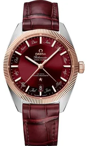 Omega Globemaster 130.23.41.22.11.001 41mm Stainless steel Red