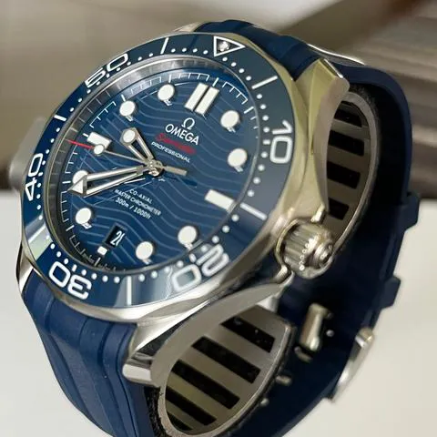 Omega Seamaster Diver 300M 210.32.42.20.03.001 42mm Stainless steel Blue 2