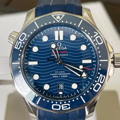 Omega Seamaster Diver 300M 210.32.42.20.03.001 42mm Stainless steel Blue 4