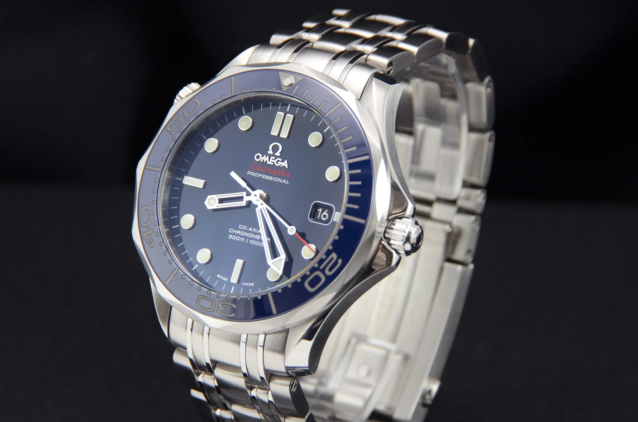 Omega Seamaster Diver 300M 212.30.41.20.03.001 41mm Stainless steel Blue