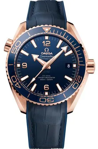 Omega Seamaster Planet Ocean 215.63.44.21.03.001 43.5mm Rose gold Blue