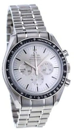 Omega Speedmaster Moonwatch 3192.30.00 42mm White gold Black 8