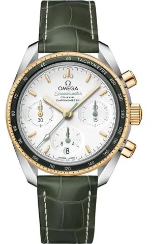 Omega Speedmaster 324.23.38.50.02.001 38mm Yellow gold and Stainless steel Silver