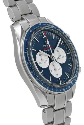 Omega Speedmaster Moonwatch 522.30.42.30.03.001 42mm Stainless steel Blue 1