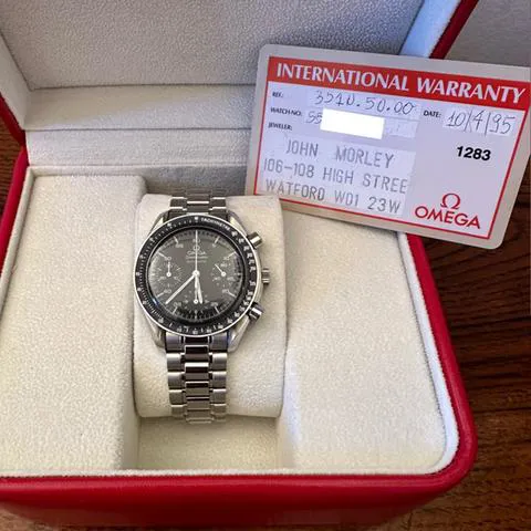 Omega Speedmaster Reduced 3510.50.00 39mm Stainless steel Black