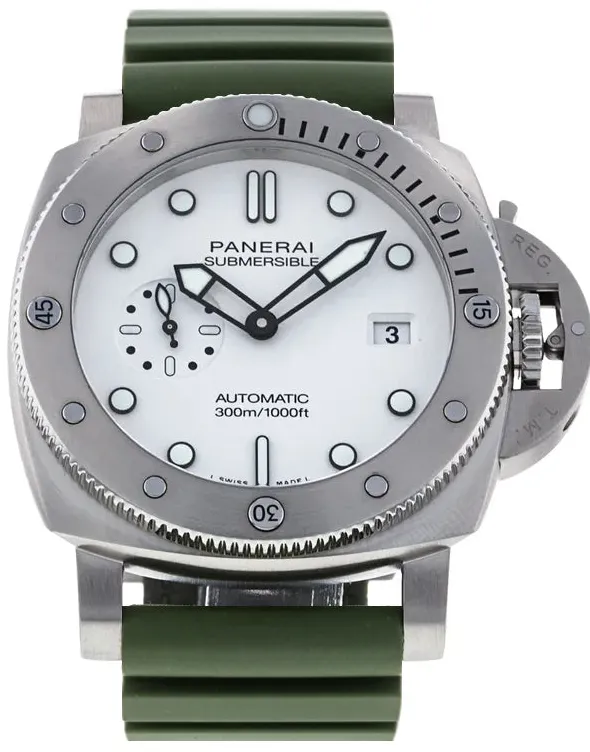 Panerai Submersible PAM 01226 44mm Stainless steel White