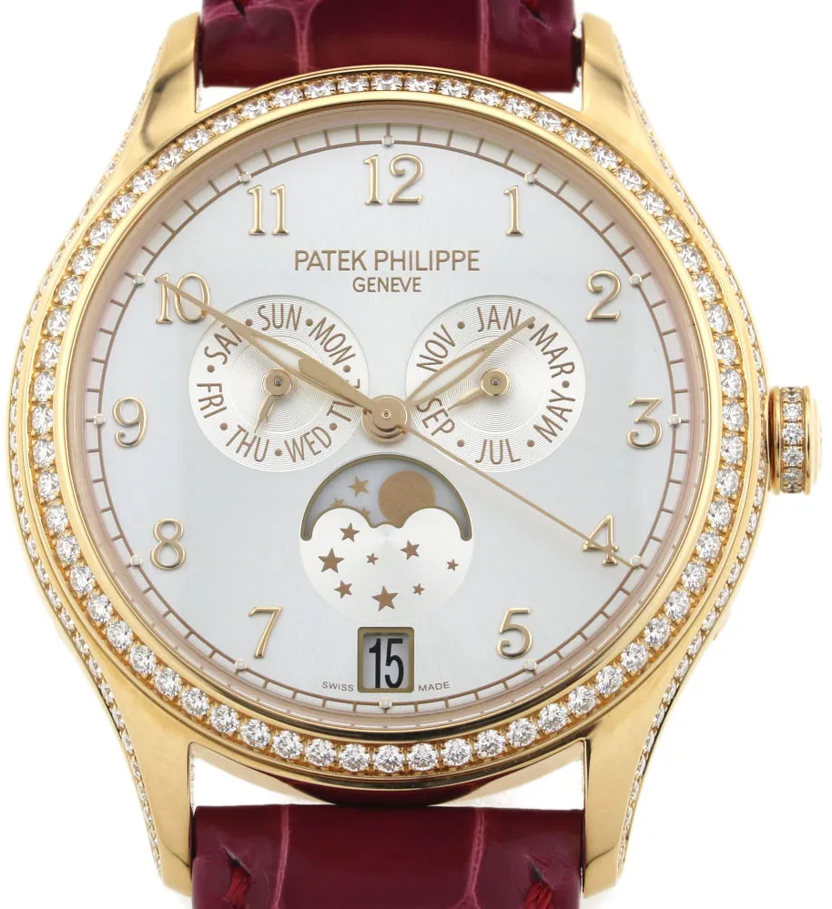 Patek Philippe Annual Calendar 4947R-001 38mm Rose gold Silver 1