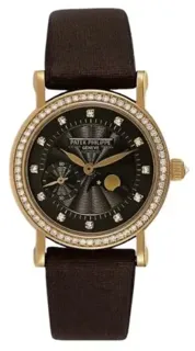 Patek Philippe Calatrava 4858J Yellow gold Brown