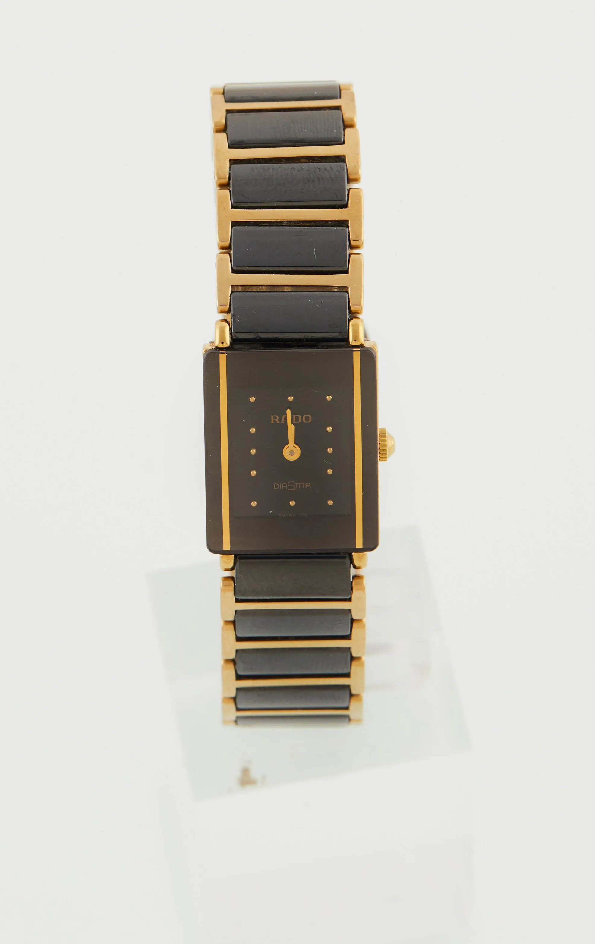 Rado Diastar 153.0283.3N 18mm Stainless steel and Gold-plated Black