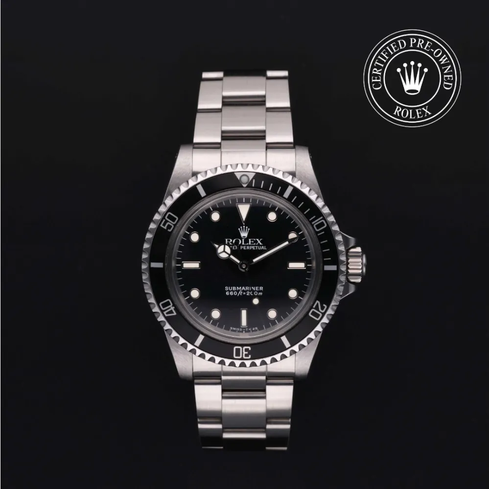 Rolex Submariner 5513/0 40mm Oystersteel Black