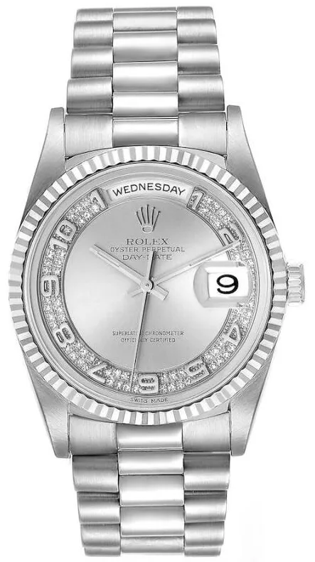 Rolex Day-Date 36 18239 36mm White gold Diamond