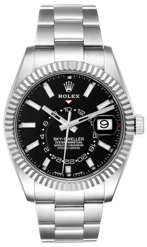 Rolex Sky-Dweller 326934 42mm Stainless steel Black