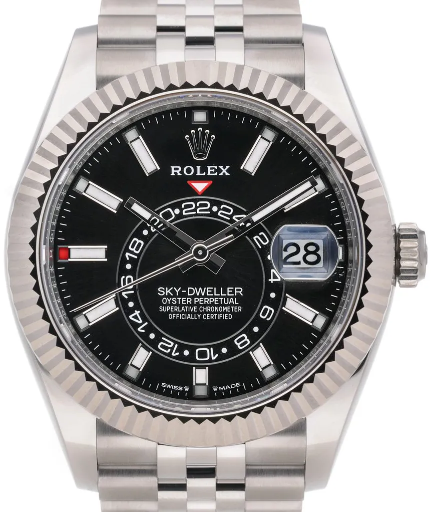 Rolex Sky-Dweller 336934 42mm Steel & white gold Black