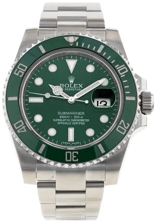 Rolex Submariner 116610LV 40mm Stainless steel Green