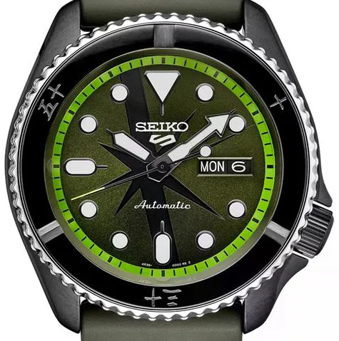 Seiko 5 Sports SRPH67K1 43mm Stainless steel Green