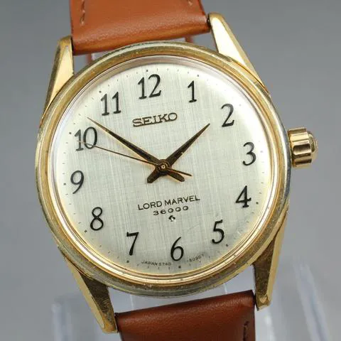 Seiko 5740-8000 34mm Stainless steel Gold