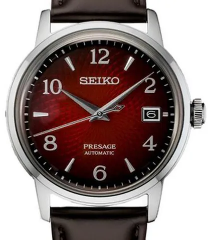 Seiko Presage SRPE41J1 39mm Stainless steel Red