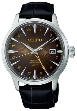 Seiko Presage 40.5mm Stainless steel Brown