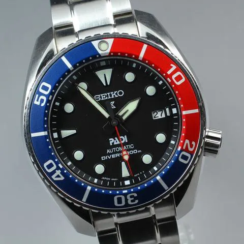 Seiko Prospex 45mm Stainless steel Black