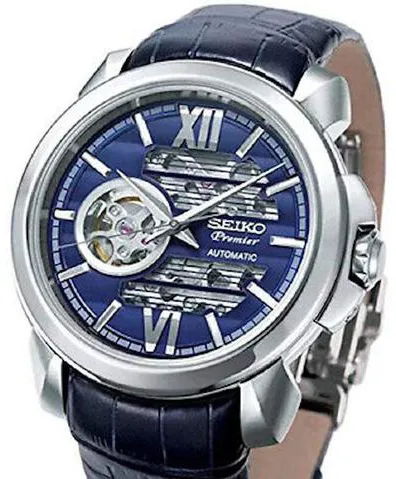 Seiko Premier SSA399J1 43mm Stainless steel Blue