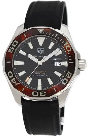 TAG Heuer Aquaracer WAY201N 43mm Stainless steel Black