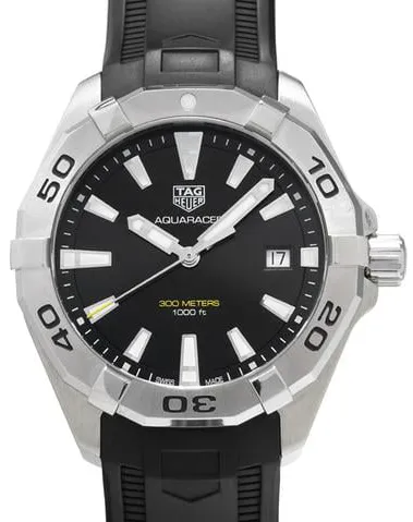 TAG Heuer Aquaracer WBD1110.FT8021 41mm Stainless steel Black