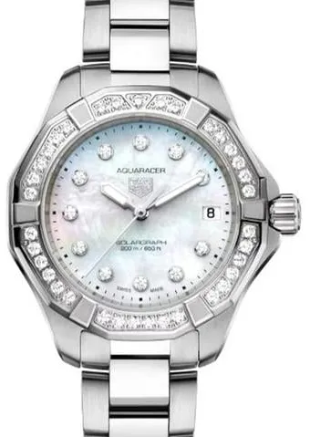 TAG Heuer Aquaracer WBP1314.BA0005 34mm Stainless steel Mother-of-pearl