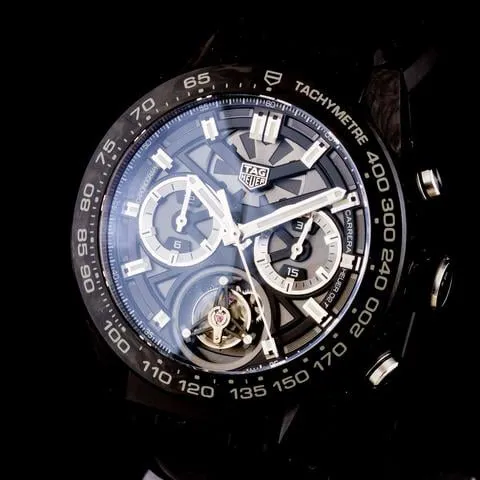 TAG Heuer Carrera Heuer-02T CAR5A8W 46mm Titanium Black