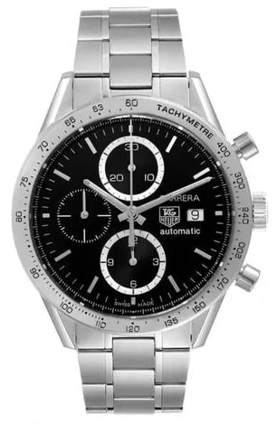 TAG Heuer Carrera 41mm Stainless steel Black