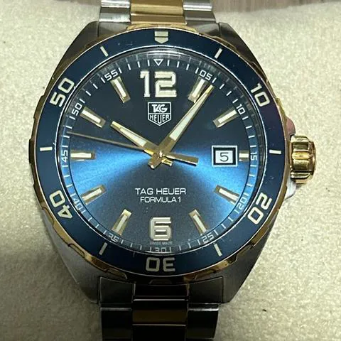 TAG Heuer Formula 1 Quartz WAZ1120.BB0879 41mm Yellow gold and Stainless steel Blue