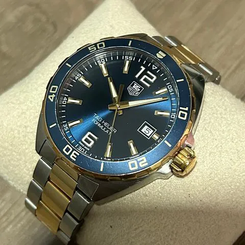 TAG Heuer Formula 1 Quartz WAZ1120.BB0879 41mm Yellow gold and Stainless steel Blue 6