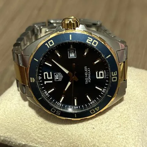 TAG Heuer Formula 1 Quartz WAZ1120.BB0879 41mm Yellow gold and Stainless steel Blue 9