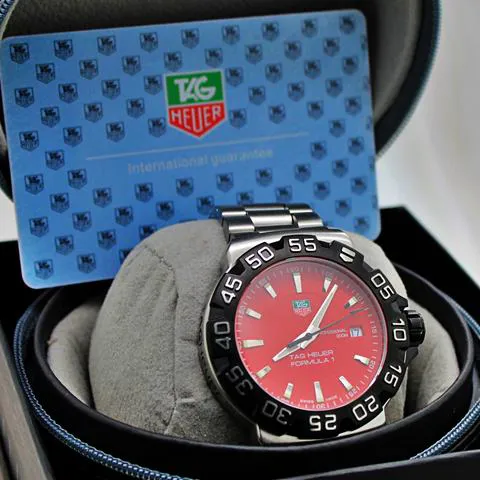 TAG Heuer Formula 1 WAH1112 41mm Stainless steel Red