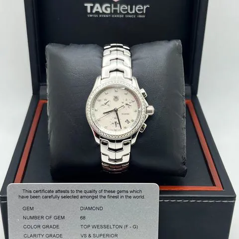 TAG Heuer Link Lady CJF1314.BA0580 33mm Stainless steel Mother-of-pearl