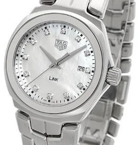 TAG Heuer Link Lady WBC1312.BA0600 32mm Stainless steel Mother-of-pearl