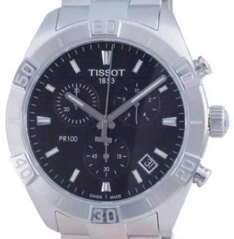 Tissot PR 100 T101.617.11.051.00 44mm Stainless steel Black