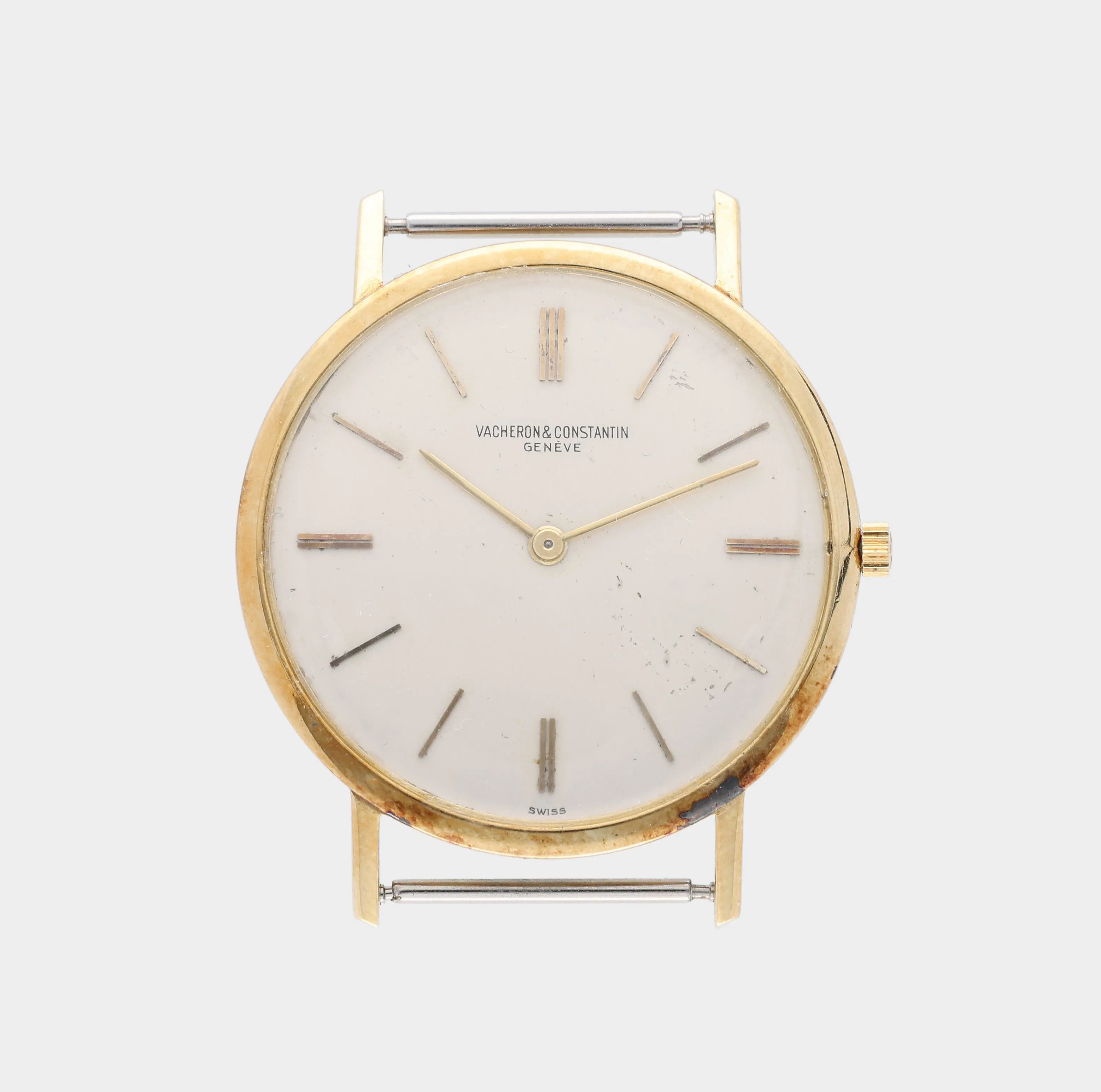 Vacheron Constantin 6115 34mm Yellow gold Silver 1