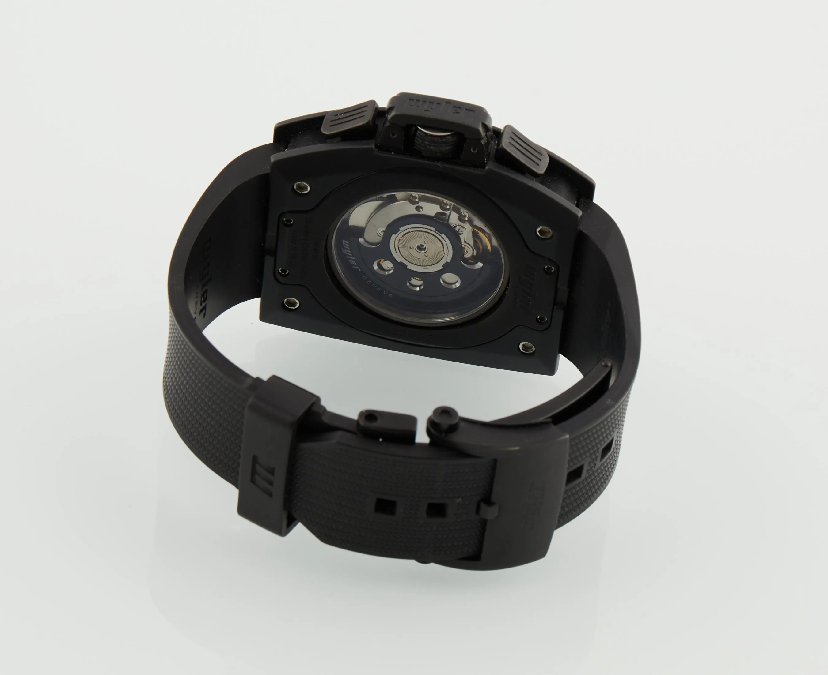 Wyler Genève Dakar 103822 45mm Carbon fiber and Titanium Black 3