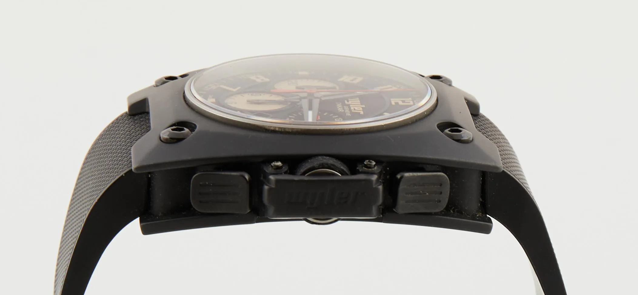 Wyler Genève Dakar 103822 45mm Carbon fiber and Titanium Black 4