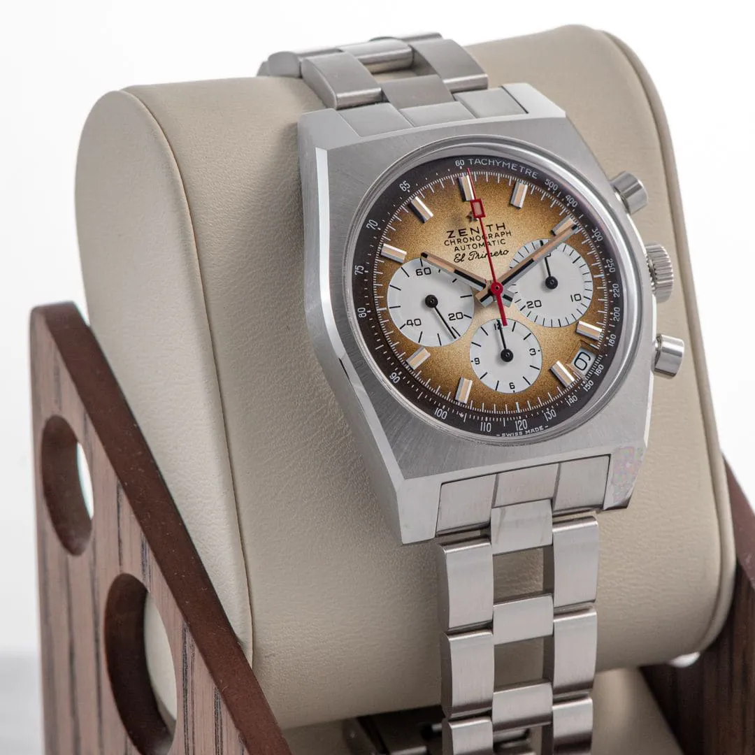 Zenith Revival 03.A384.400/385.M385 37mm Stainless steel Brown